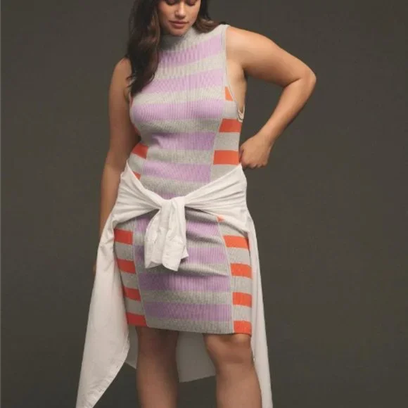 Daily Practice by Anthropologie Sleeveless Mock-Neck Sweater Dress - Picture 6 of 12